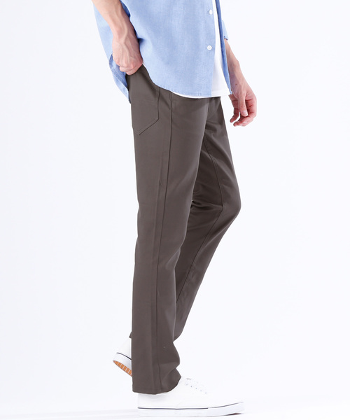 MONO-MART（モノマート）の「テーパードシルエットスキニーチノパンツ/ストレッチ生地（チノパンツ・メンズ・ブラック/グレー系その他/オリーブ/ライトベージュ/ブルー系その他/グレー系その他2/チャコール/ベージュ/ネイビー/オフホワイト/グレー/ブルー/ボルドー/ライトブルー・M/L/XL）」の21枚目の写真