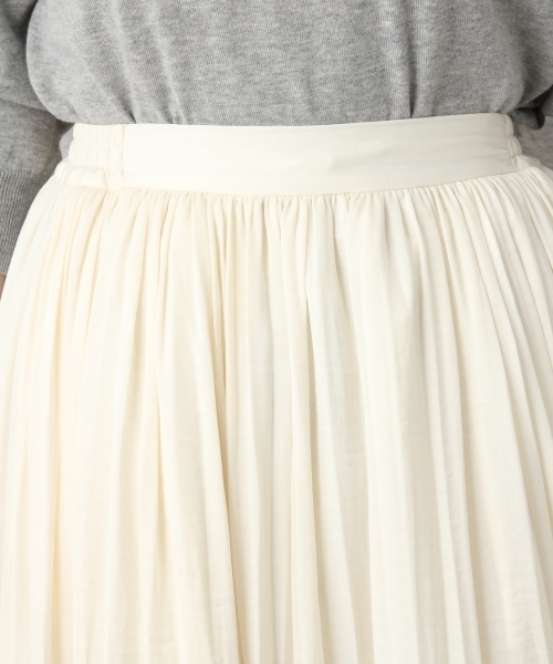 LEPSIM（レプシィム）の「サテンロングフレアスカート 740752（スカート・レディース・ホワイト/ブラウン/ダークネイビー・MEDIUM/LARGE）」の11枚目の写真