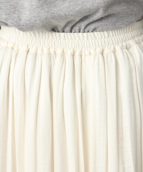 LEPSIM（レプシィム）の「サテンロングフレアスカート 740752（スカート・レディース・ホワイト/ブラウン/ダークネイビー・MEDIUM/LARGE）」の14枚目の写真