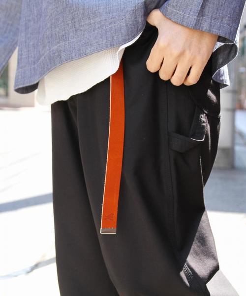 coen(コーエン)の「レザーガチャベルト(ベルト・メンズ・ダークブラウン/レッド/ブラック/ブラウン・FREE)」の3枚目の写真