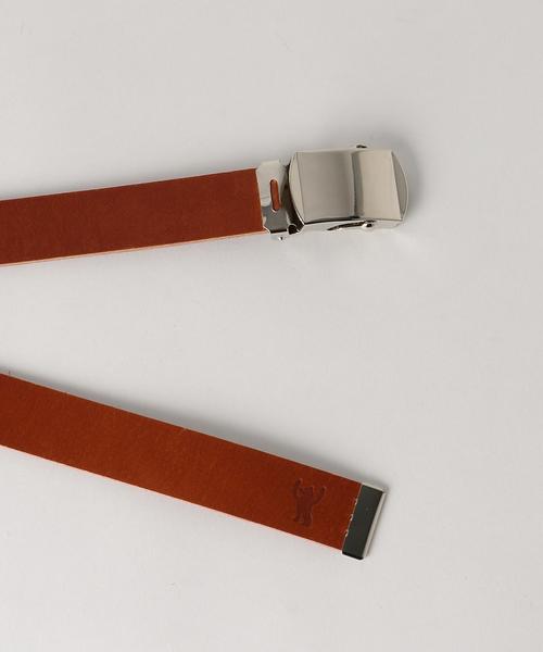 coen(コーエン)の「レザーガチャベルト(ベルト・メンズ・ダークブラウン/レッド/ブラック/ブラウン・FREE)」の5枚目の写真