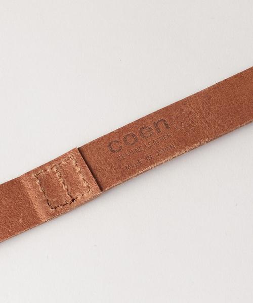 coen(コーエン)の「レザーガチャベルト(ベルト・メンズ・ダークブラウン/レッド/ブラック/ブラウン・FREE)」の12枚目の写真