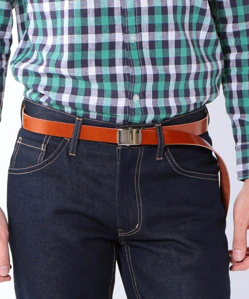 coen(コーエン)の「レザーガチャベルト(ベルト・メンズ・ダークブラウン/レッド/ブラック/ブラウン・FREE)」の18枚目の写真