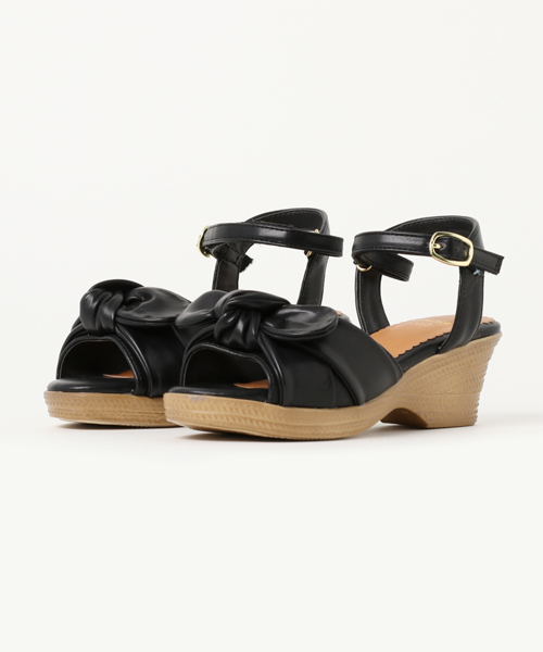 amitie（アミティエ）の「キッズシューズ/リボン付きキッズサンダル/ストラップサンダル ガールズ 女の子（サンダル・キッズ・ホワイト/キャメル/レッド/ブラック・20.0cm/22.0cm/19.0cm/21.0cm）」の14枚目の写真