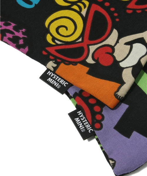 HYSTERIC MINI（ヒステリックミニ）の「A to Z MINI 総柄 巾着2枚SET