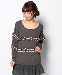 mystic | ソフトアンゴラティヤードニット(ニット/セーター)