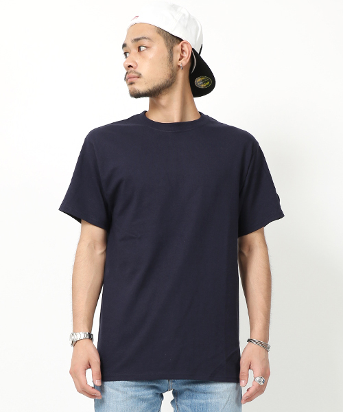 Champion（チャンピオン）の「Championクルーネック無地半袖Tシャツ（Tシャツ/カットソー・メンズ・ネイビー/オレンジ/パープル/ホワイト/グレー/チャコール/ブルー/ブラック/ワイン/ダークグリーン/レッド・M/XL/S/L）」の12枚目の写真