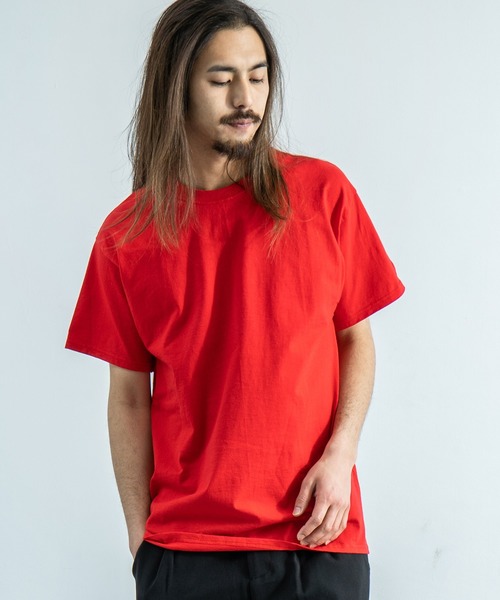 Champion（チャンピオン）の「Championクルーネック無地半袖Tシャツ（Tシャツ/カットソー・メンズ・ネイビー/オレンジ/パープル/ホワイト/グレー/チャコール/ブルー/ブラック/ワイン/ダークグリーン/レッド・M/XL/S/L）」の9枚目の写真