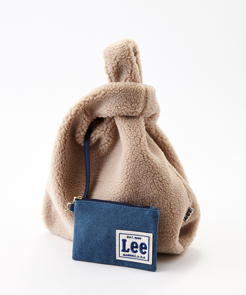 SMIR NASLI（サミールナスリ）の「【Lee×SMIRNASLI】ボアトート　011100011    （トートバッグ・レディース・ベージュ/オフホワイト/ライトピンク・FREE）」の3枚目の写真