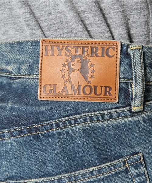 HYSTERIC GLAMOUR（ヒステリックグラマー）の「SP加工デニムリメイクストレートPT（デニムパンツ・メンズ・インディゴブルー・28inch/30inch/32inch/34inch）」の6枚目の写真
