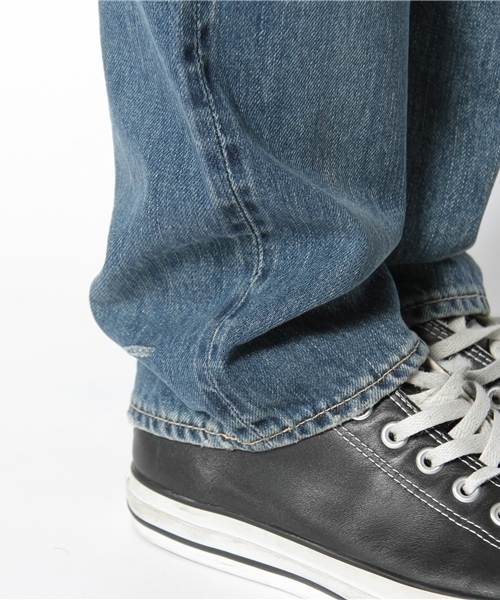 HYSTERIC GLAMOUR（ヒステリックグラマー）の「SP加工デニムリメイクストレートPT（デニムパンツ・メンズ・インディゴブルー・28inch/30inch/32inch/34inch）」の8枚目の写真