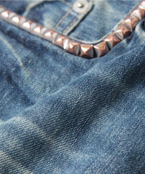 HYSTERIC GLAMOUR（ヒステリックグラマー）の「SP加工デニムリメイクストレートPT（デニムパンツ・メンズ・インディゴブルー・28inch/30inch/32inch/34inch）」の11枚目の写真