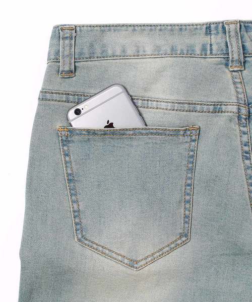 MONO-MART（モノマート）の「【ZOZO限定】ヴィンテージウォッシングテーパードスキニーデニム（デニムパンツ・メンズ・ブラック系その他/ブルー系その他/ブルー系その他2/ブルー系その他3/ブルー系その他4/ブルー系その他5/ブルー系その他6・L/M/XL）」の13枚目の写真