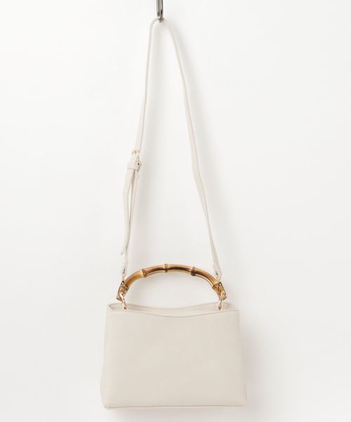 RIVE DROITE（リヴドロワ）の「バンブーMINIバッグ（ハンドバッグ・レディース・パープル/ブラウン/アイボリー/サックスブルー・FREE）」の10枚目の写真