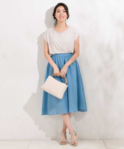 RIVE DROITE（リヴドロワ）の「バンブーMINIバッグ（ハンドバッグ・レディース・パープル/ブラウン/アイボリー/サックスブルー・FREE）」の16枚目の写真