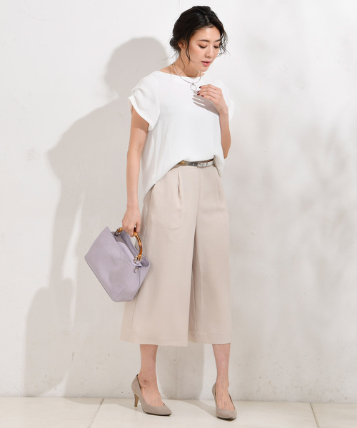 RIVE DROITE（リヴドロワ）の「バンブーMINIバッグ（ハンドバッグ・レディース・パープル/ブラウン/アイボリー/サックスブルー・FREE）」の18枚目の写真