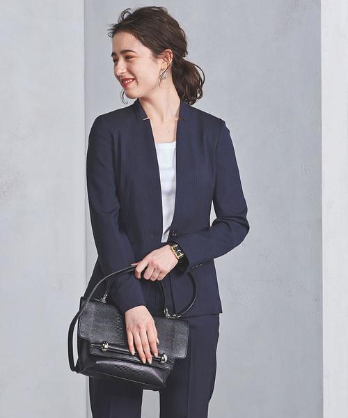 美品✨ユナイテッドアローズ SLABノーラペルジャケット スカート 2022年 1500024S0776_m1_a026.jpg