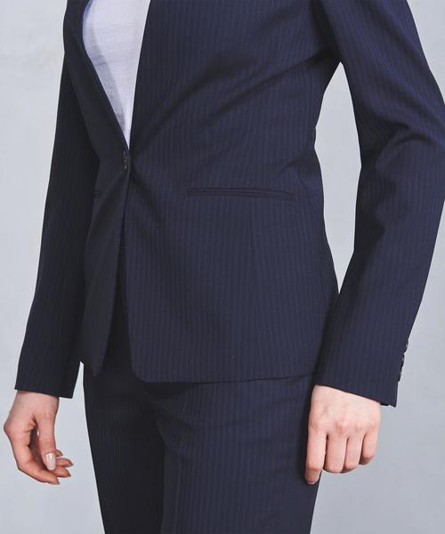 美品✨ユナイテッドアローズ SLABノーラペルジャケット スカート 2022年 UNITED ARROWS（ユナイテッドアローズ）の「スラブ ノーラペル