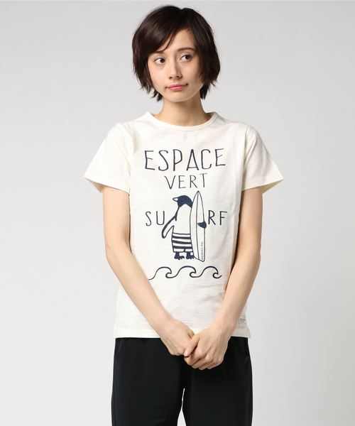 スラブプリントTシャツ スラブプリントTシャツ
