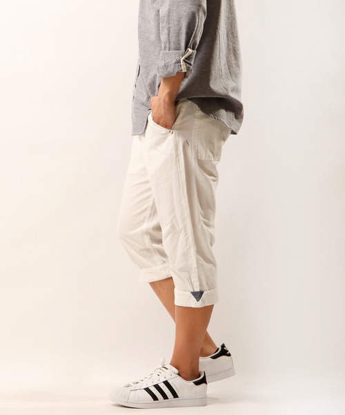 セール Free Gate 綿麻マリンクロップドパンツ その他パンツ Free Gate フリーゲート のファッション通販 Zozotown