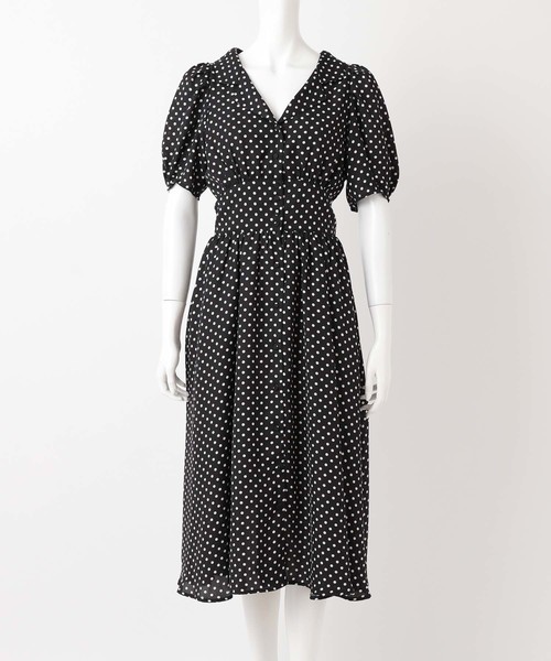 セール】開襟レトロワンピース（ワンピース）｜one after