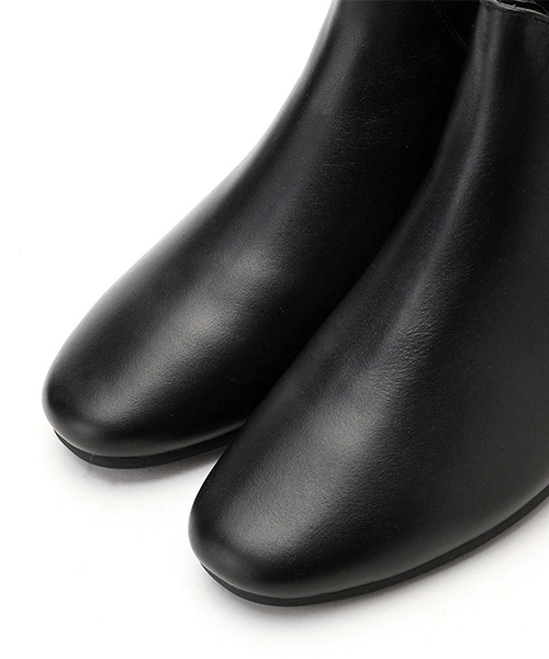 Comme Ca Mature(コムサマチュア)の「サイドカットブーティー(ブーツ・レディース・ブラック/ワイン・22.5cm/23.5cm/24.5cm)」の5枚目の写真