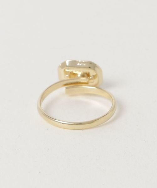 apres jour（アプレジュール）の「【apres jour×ARIAZ】レトロストーンリング（リング・レディース・ブラック/ライトブラウン・FREE）」の5枚目の写真