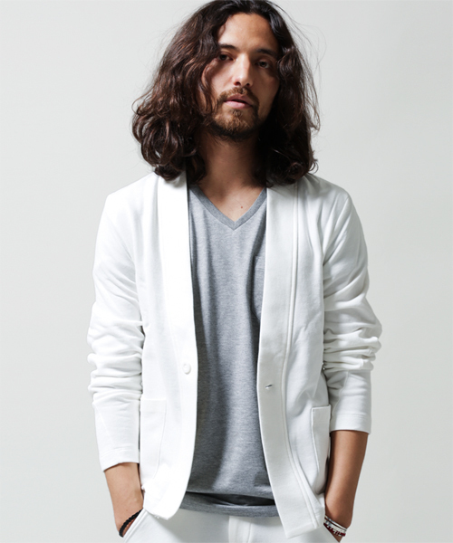 NANO universe（ナノユニバース）の「wjk/ Cardigan（カーディガン/ボレロ・メンズ・オフホワイト/ブラック/グレー/ネイビー・SMALL/MEDIUM/LARGE）」の2枚目の写真