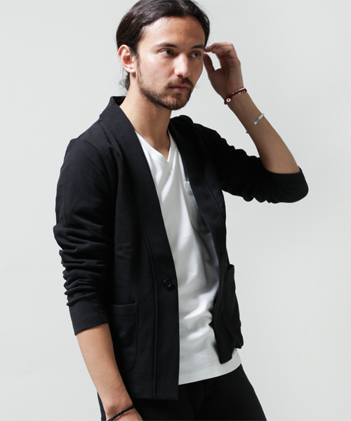 NANO universe（ナノユニバース）の「wjk/ Cardigan（カーディガン/ボレロ・メンズ・オフホワイト/ブラック/グレー/ネイビー・SMALL/MEDIUM/LARGE）」の3枚目の写真