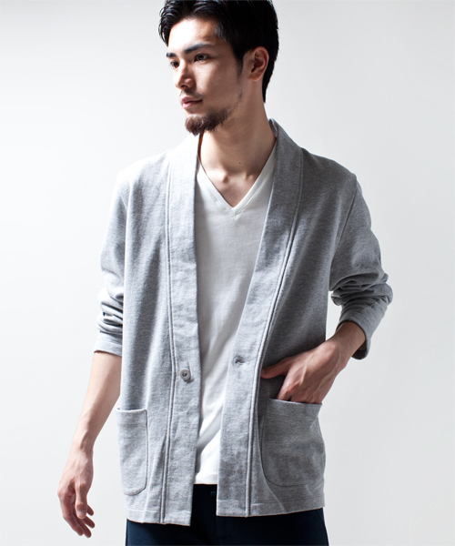 NANO universe（ナノユニバース）の「wjk/ Cardigan（カーディガン/ボレロ・メンズ・オフホワイト/ブラック/グレー/ネイビー・SMALL/MEDIUM/LARGE）」の14枚目の写真