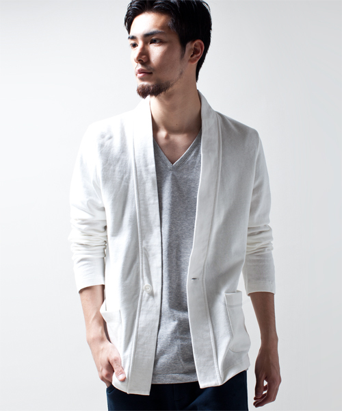 NANO universe（ナノユニバース）の「wjk/ Cardigan（カーディガン/ボレロ・メンズ・オフホワイト/ブラック/グレー/ネイビー・SMALL/MEDIUM/LARGE）」の16枚目の写真