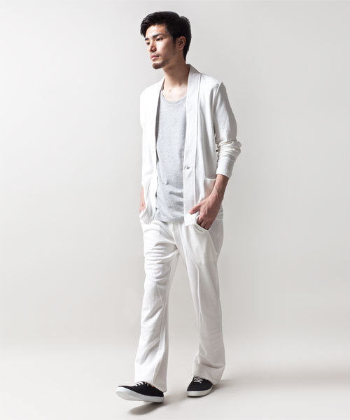 NANO universe（ナノユニバース）の「wjk/ Cardigan（カーディガン/ボレロ・メンズ・オフホワイト/ブラック/グレー/ネイビー・SMALL/MEDIUM/LARGE）」の17枚目の写真