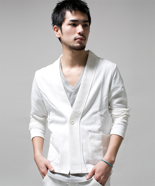 NANO universe（ナノユニバース）の「wjk/ Cardigan（カーディガン/ボレロ・メンズ・オフホワイト/ブラック/グレー/ネイビー・SMALL/MEDIUM/LARGE）」の19枚目の写真