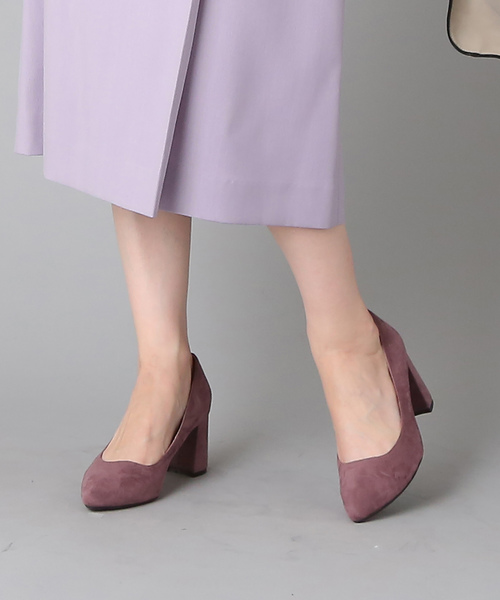 RIVE DROITE（リヴドロワ）の「ヒールポイントパンプス（パンプス・レディース・ダークブラウン/バイオレット・23/24/23.5）」の2枚目の写真