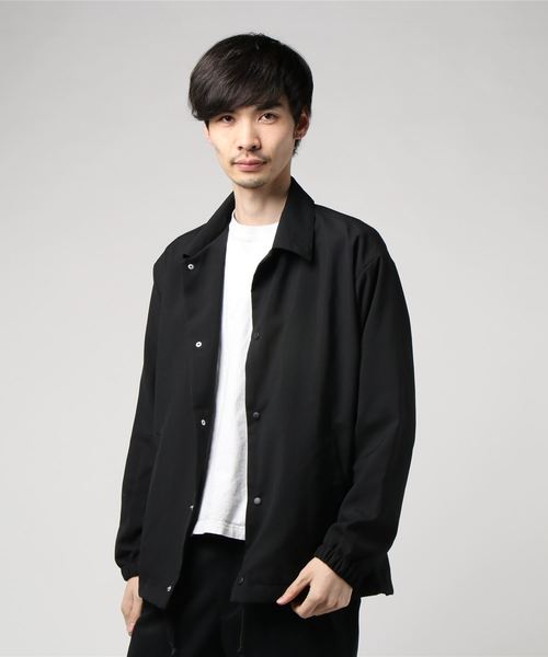 WEGO（ウィゴー）の「WEGO/ストレッチコーチジャケット（ブルゾン・メンズ・ブラック/グレー/ベージュ/ネイビー・SMALL/MEDIUM/LARGE）」の18枚目の写真