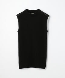 BALLSEY | コットンリブ ノースリーブプルオーバー(ニット/セーター)