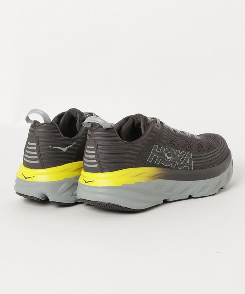 HOKA（ホカ）の「HOKA ONE ONE / "BONDI 6" アウトドアシューズ（スニーカー・メンズ・グレー/ブラック・26/27/29/28）」の3枚目の写真