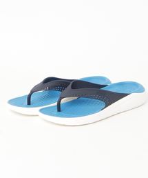crocs クロックス LiteRide Flip 205182-462 Navy/White