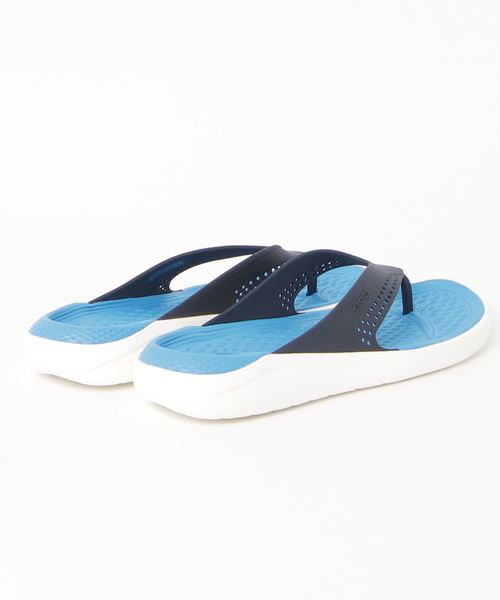 crocs(クロックス)の「crocs クロックス LiteRide Flip 205182-462 Navy/White(サンダル・メンズ・ブルー・25.0cm/24.0cm/23.0cm/28.0cm/27.0cm/26.0cm/22.0cm/29.0cm)」の2枚目の写真