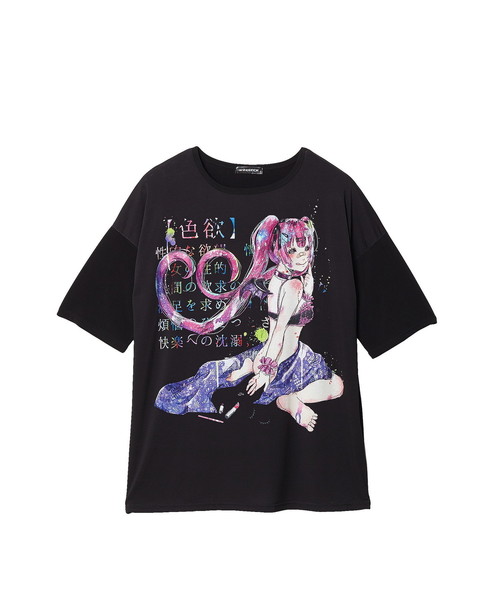 ankoROCK(アンコロック)の「7つの大罪『色欲』Tシャツ -メガビッグ-(Tシャツ/カットソー・レディース・A/B・ONE SIZE)」の8枚目の写真