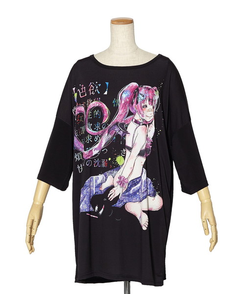ankoROCK(アンコロック)の「7つの大罪『色欲』Tシャツ -メガビッグ-(Tシャツ/カットソー・レディース・A/B・ONE SIZE)」の10枚目の写真