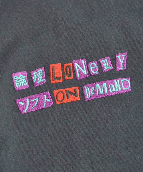 LONELY/論理(ロンリー)の「LONELY(論理)/ロンリー SAKURA L/S(Tシャツ/カットソー・メンズ・ホワイト/ブラック/パープル・M/L/XL)」の7枚目の写真