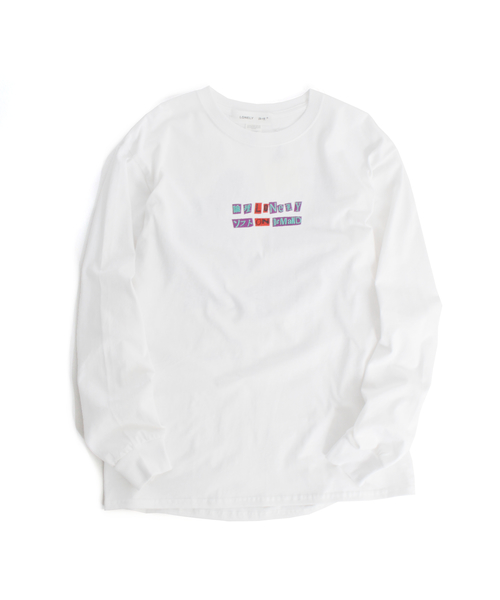 LONELY/論理(ロンリー)の「LONELY(論理)/ロンリー SAKURA L/S(Tシャツ/カットソー・メンズ・ホワイト/ブラック/パープル・M/L/XL)」の13枚目の写真