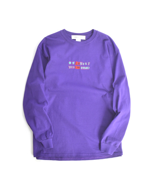 LONELY/論理(ロンリー)の「LONELY(論理)/ロンリー SAKURA L/S(Tシャツ/カットソー・メンズ・ホワイト/ブラック/パープル・M/L/XL)」の15枚目の写真