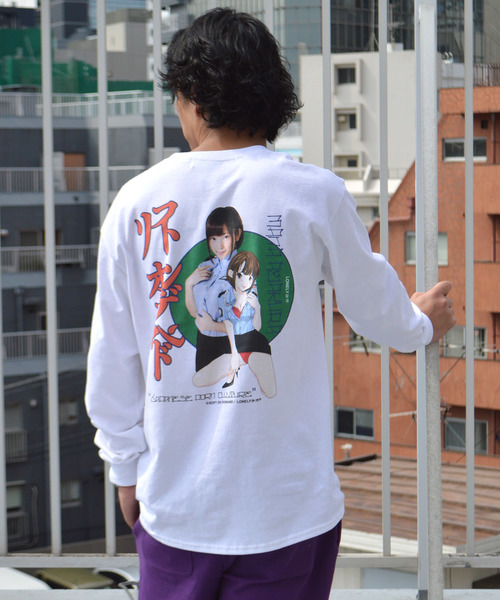 LONELY/論理(ロンリー)の「LONELY(論理)/ロンリー SAKURA L/S(Tシャツ/カットソー・メンズ・ホワイト/ブラック/パープル・M/L/XL)」の19枚目の写真