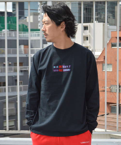 LONELY/論理(ロンリー)の「LONELY(論理)/ロンリー SAKURA L/S(Tシャツ/カットソー・メンズ・ホワイト/ブラック/パープル・M/L/XL)」の20枚目の写真