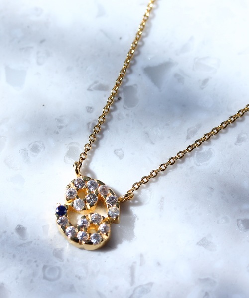JUPITER（ジュピター）の「星座モチーフネックレス/天然石（ネックレス・レディース・A/B/E/F/G/H/I/J/K/C/D/L・FREE）」の4枚目の写真