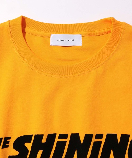 ADAM ET ROPE'(アダムエロペ)の「【THE SHiNiNG】コラボ ロゴプリントT(Tシャツ/カットソー・メンズ・ホワイト/ブラック/イエロー・M/L)」の8枚目の写真