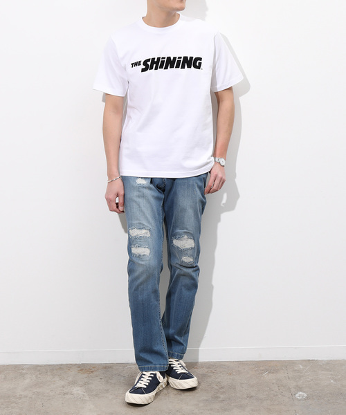 ADAM ET ROPE'(アダムエロペ)の「【THE SHiNiNG】コラボ ロゴプリントT(Tシャツ/カットソー・メンズ・ホワイト/ブラック/イエロー・M/L)」の9枚目の写真
