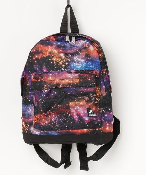 EVEREST（エベレスト）の「EVEREST Pattern Backpack アメリカン柄リュックバッグ（バックパック/リュック・キッズ・パープル/ネイビー/ブルー/グリーン/イエロー×ブラック・FREE）」の4枚目の写真